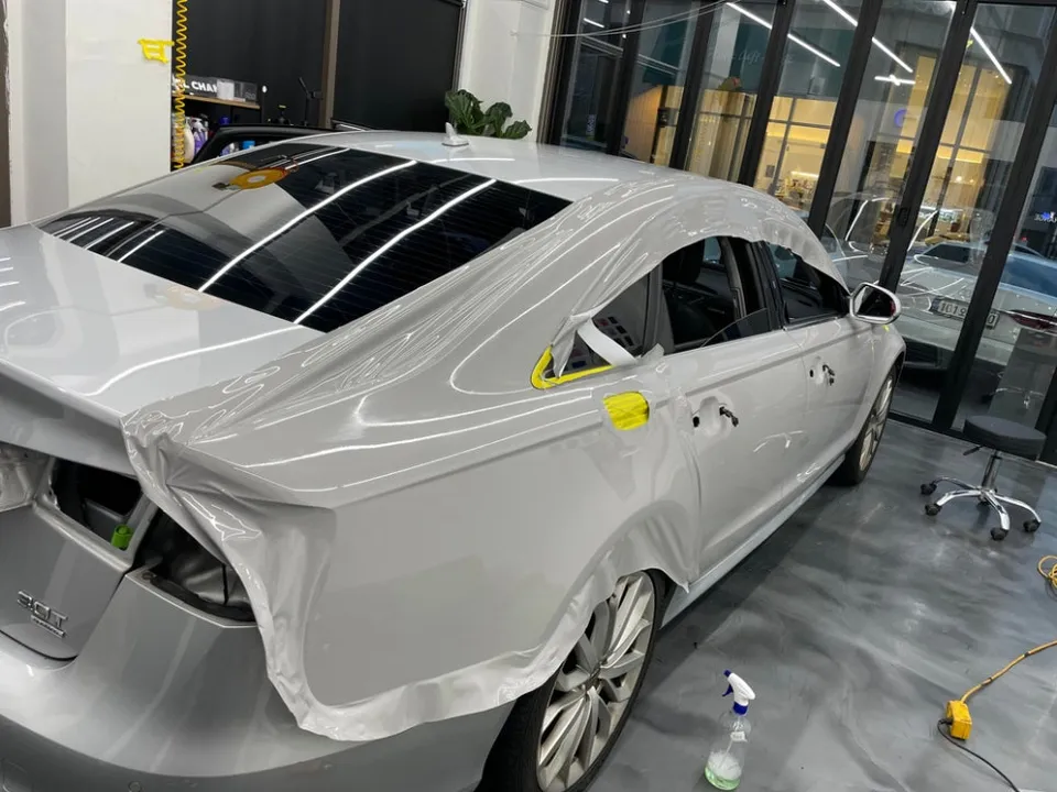 BMW 5 Seriesのガラスコーティング事例|韓国での施工参考 施工写真 3-3