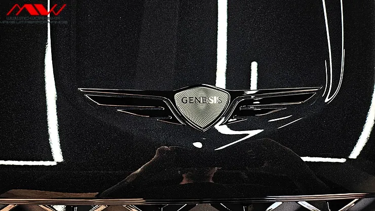 Genesis GV80のカーラッピング事例 施工写真 3-2