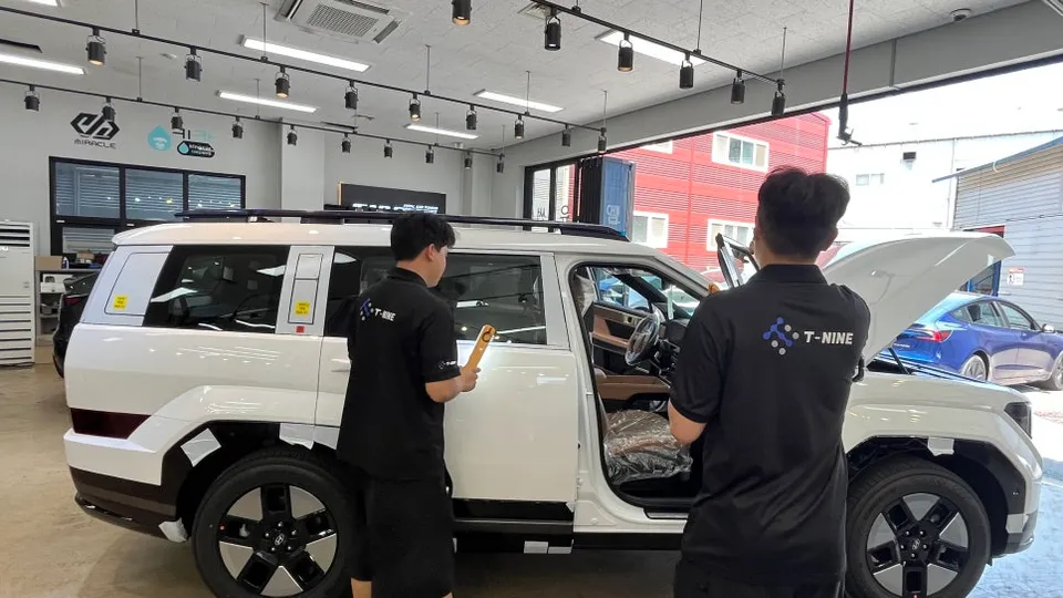Hyundai Santa Fe MX5 PPF施工事例｜費用目安と仕上がり 施工写真 1-3
