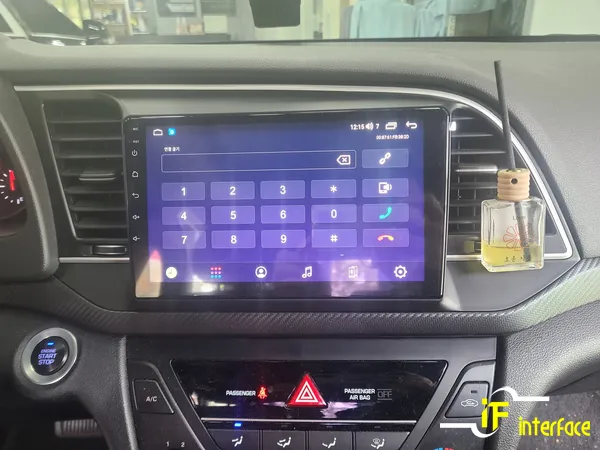 Hyundai ElantraのAndroid Auto・CarPlay取付事例 施工写真 4-2