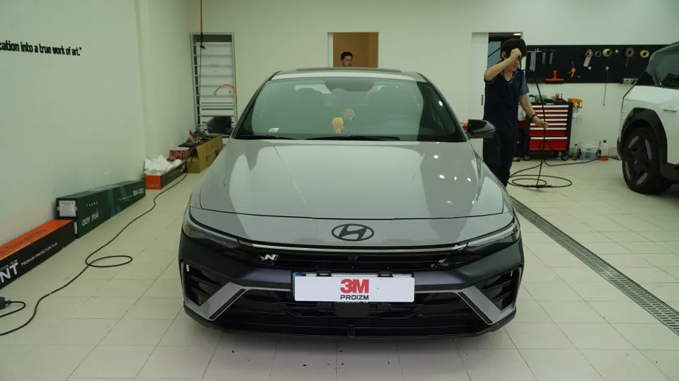 Hyundai Elantra PPF施工事例|費用目安と仕上がり 施工写真 3-1