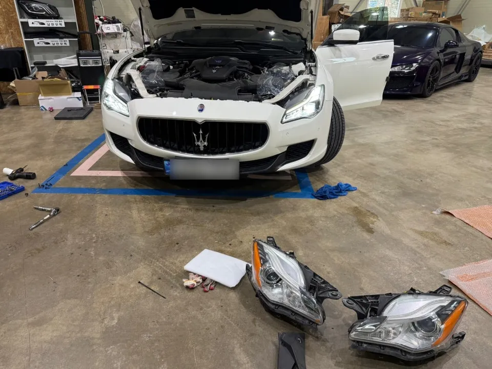 Maserati Quattroporte body kit - Maserati Quattroporte Body Kit Installation Review photo 5