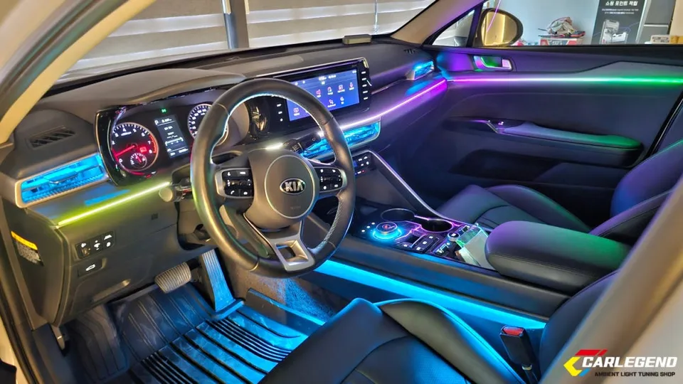 Kia K5 DL3 ambient lighting - Kia K5 DL3 Ambient Lighting Review: Stylish Interior Upgrade photo 4