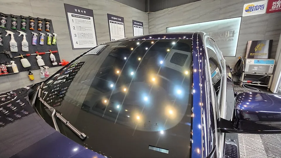 BMW 5 Series G30のガラスコーティング事例 施工写真 4