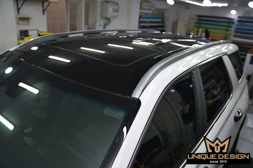 Hyundai Palisade PPF施工事例|高光沢フィルムでルーフトップをカスタム 施工写真 2-3