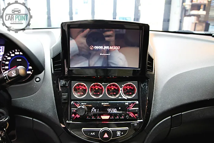 Hyundai AccentのAndroid Auto・CarPlay取付事例 写真