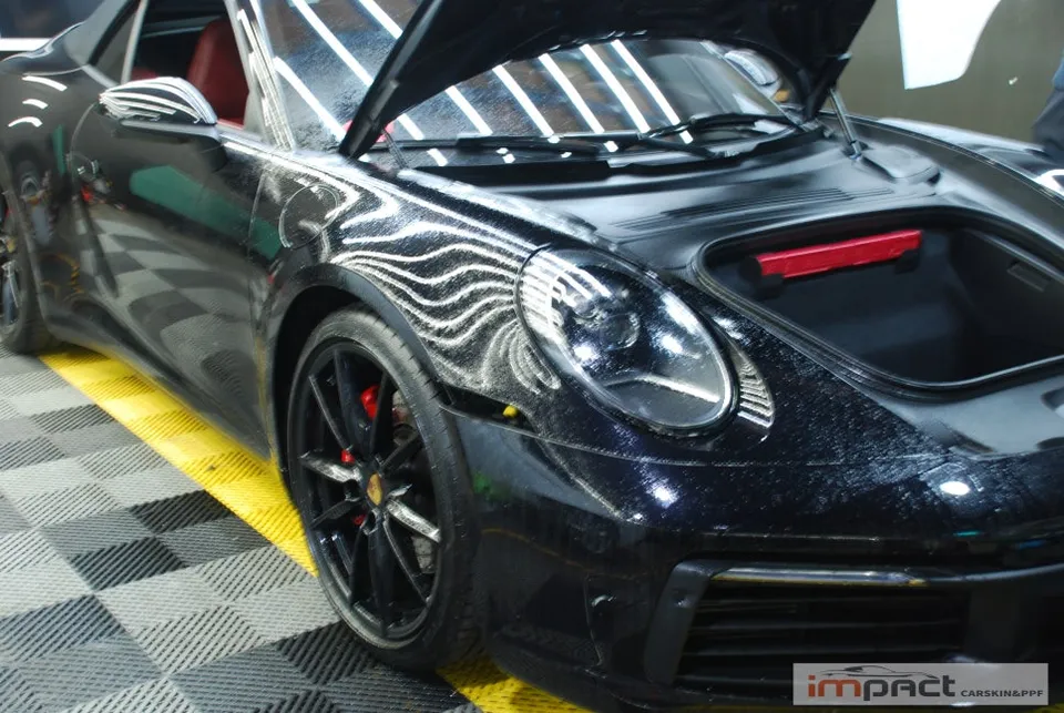 ポルシェ 911 カレラ PPF再施工事例｜費用目安・仕上がり 施工写真 2-1