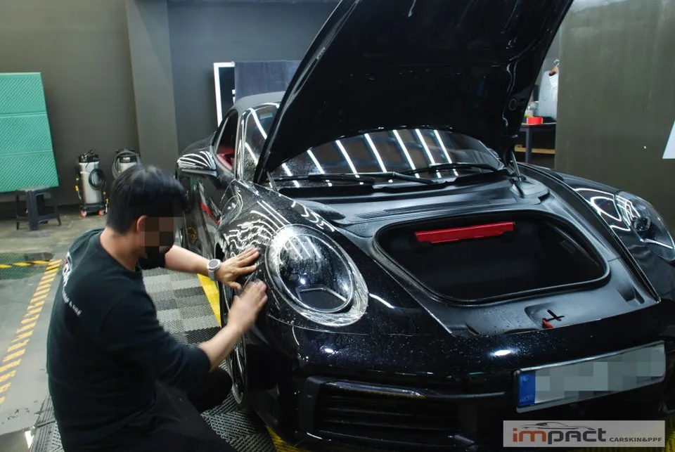 ポルシェ 911 カレラ PPF再施工事例｜費用目安・仕上がり 施工写真 3-1