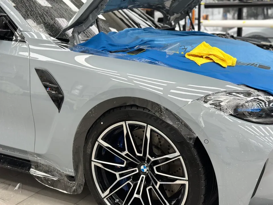 BMW M3 PPF施工事例｜費用目安と仕上がり 施工写真 2-3