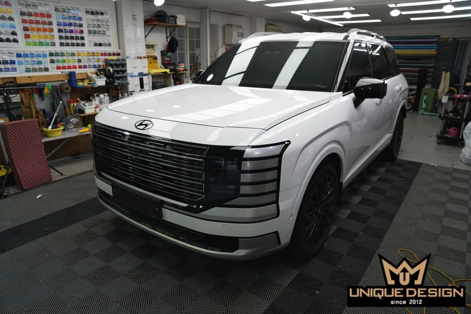 Hyundai Palisade PPF施工事例｜クロームパーツのブラックアウト 写真
