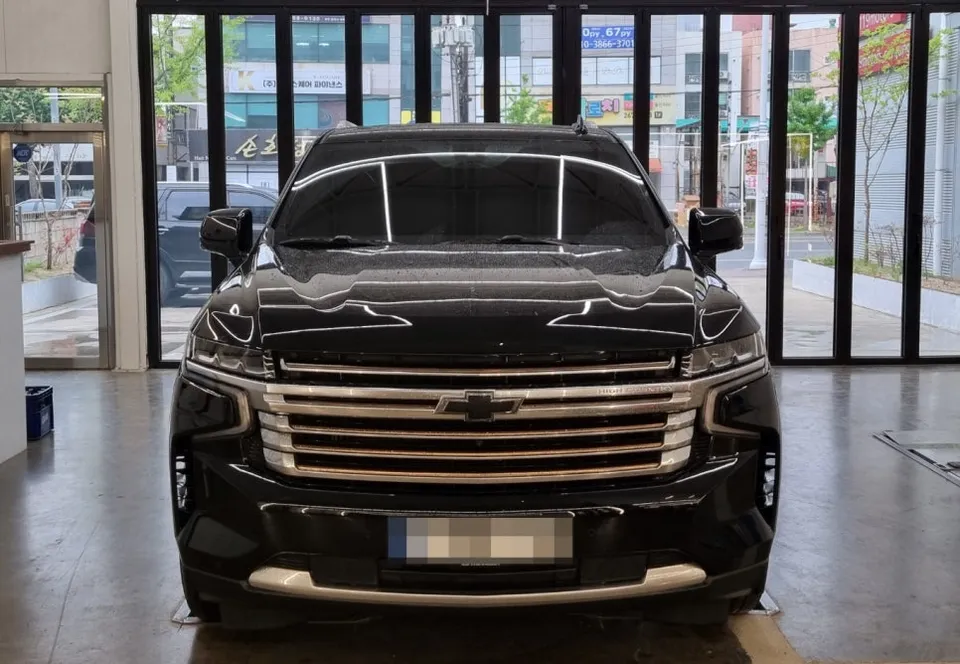 Chevrolet Tahoe exhaust upgrade installation result