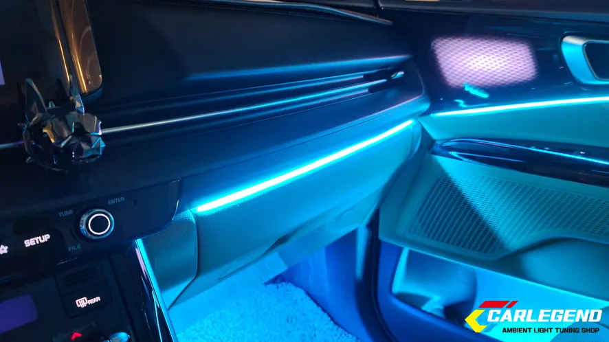 Kia Carnival KA4 ambient lighting - Kia Carnival KA4 Ambient Lighting Review: Cost & Results photo 5