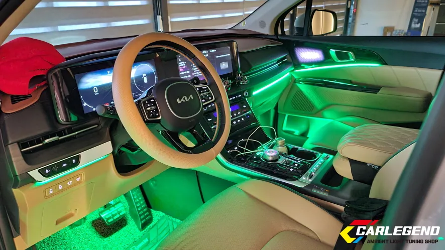 Kia Carnival KA4 ambient lighting - Kia Carnival KA4 Ambient Lighting Review: Cost & Results photo 7