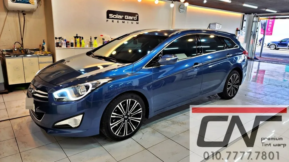 Hyundai i40のカーフィルム施工事例｜費用目安・仕上がり 施工写真 1-2