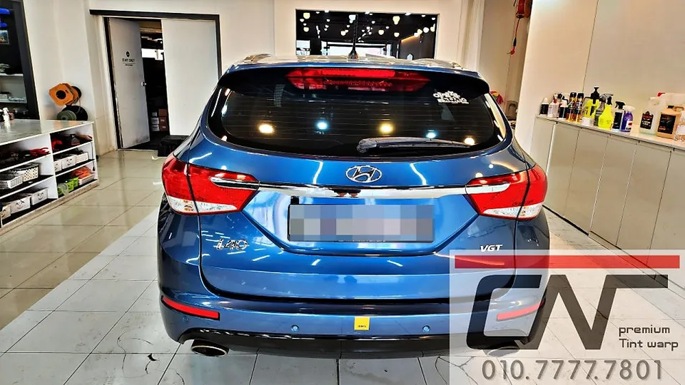 Hyundai i40のカーフィルム施工事例｜費用目安・仕上がり 施工写真 1-3