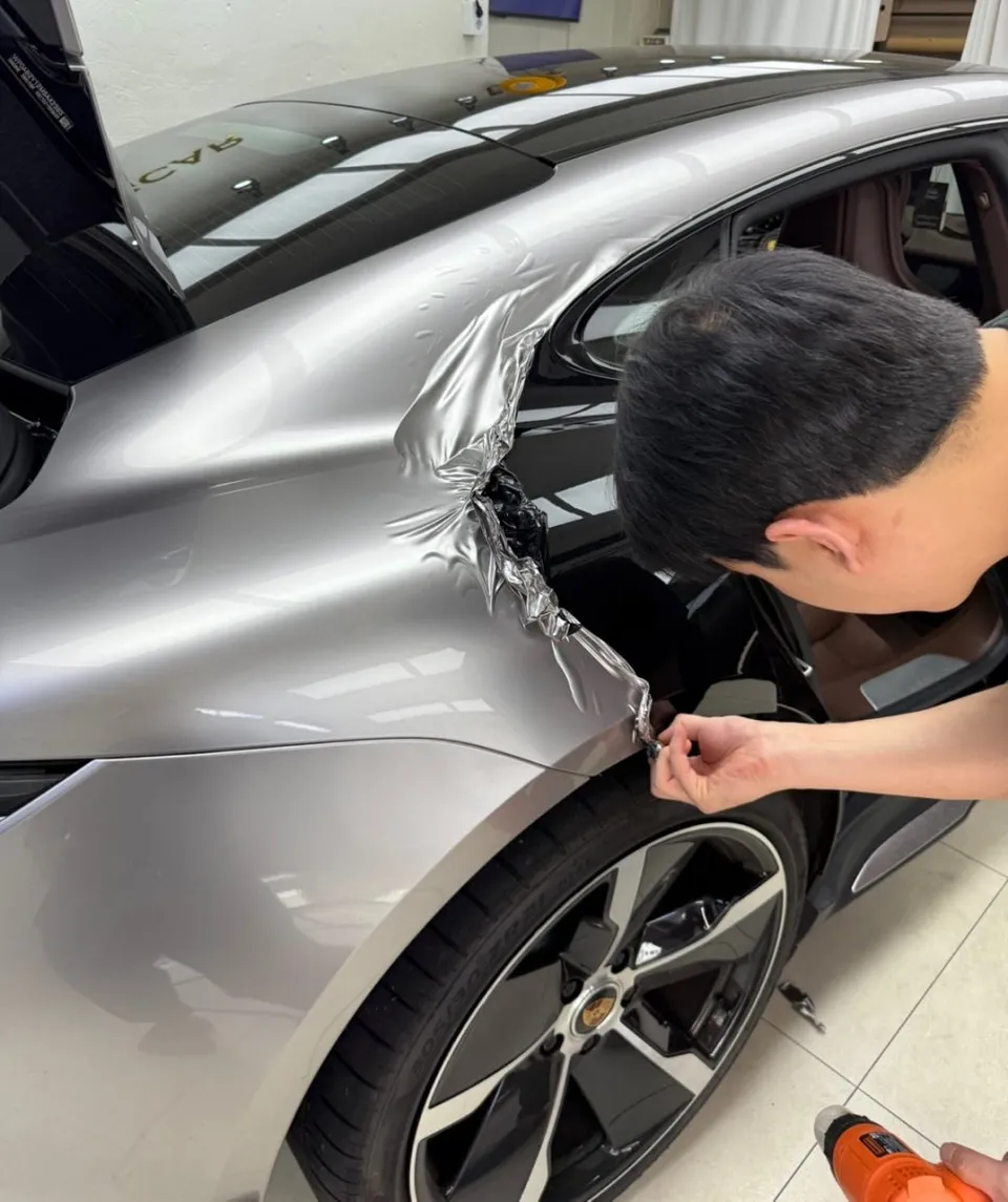 Porsche Taycan ppf - Porsche Taycan PPF Review: Cost & Rock Chip Protection photo 4