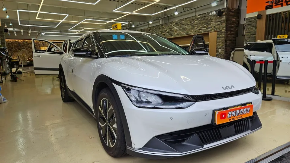 Kia EV6 interior customization installation result