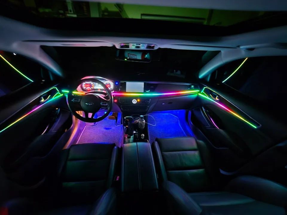 Kia K7 ambient lighting - Kia K7 Ambient Lighting Review: SB Moving Ambient Upgrade photo 3