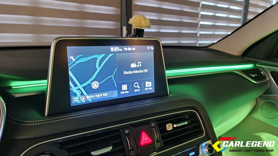 Genesis G70 ambient lighting - Genesis G70 Ambient Lighting Review: Enhanced Interior LED Mood photo 3