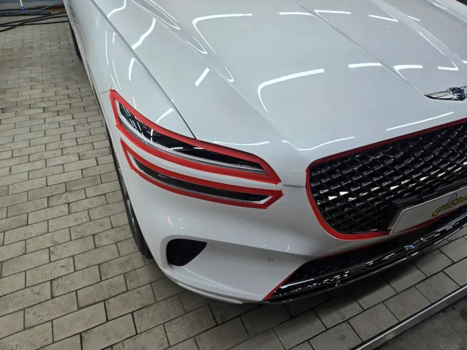 Genesis GV70のガラスコーティング事例｜韓国での施工例 施工写真 1-3