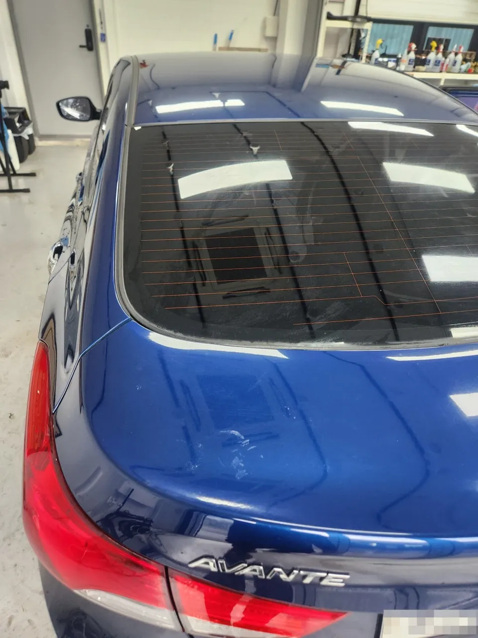 Hyundai Elantraのカーフィルム施工事例｜費用目安・仕上がり 施工写真 2-2