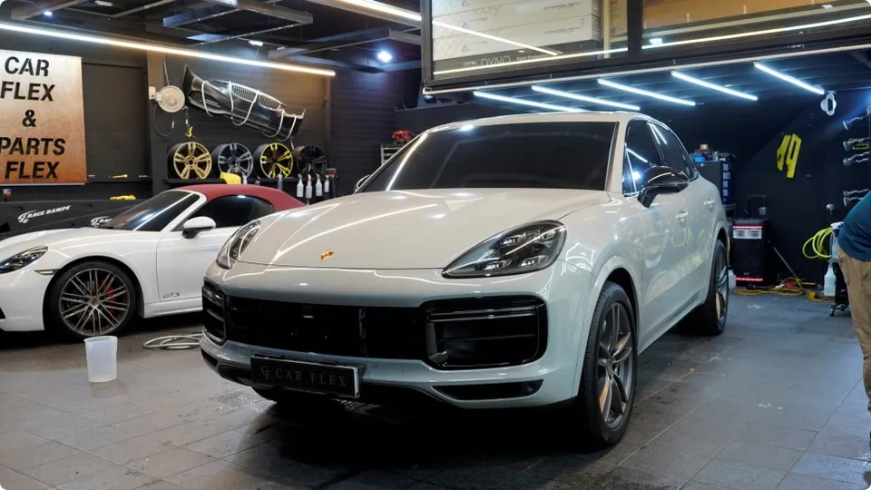 Porsche Cayenne PPF Review — Premium GHT Paint Protection Film photo 2