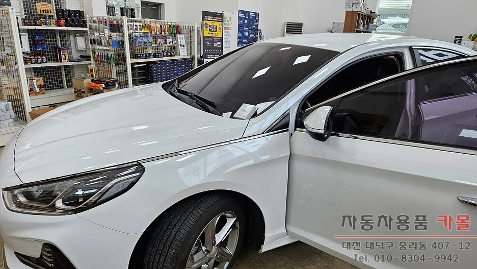 Hyundai Sonata New Riseのカーフィルム施工事例｜費用目安・仕上がり 施工写真 1-1
