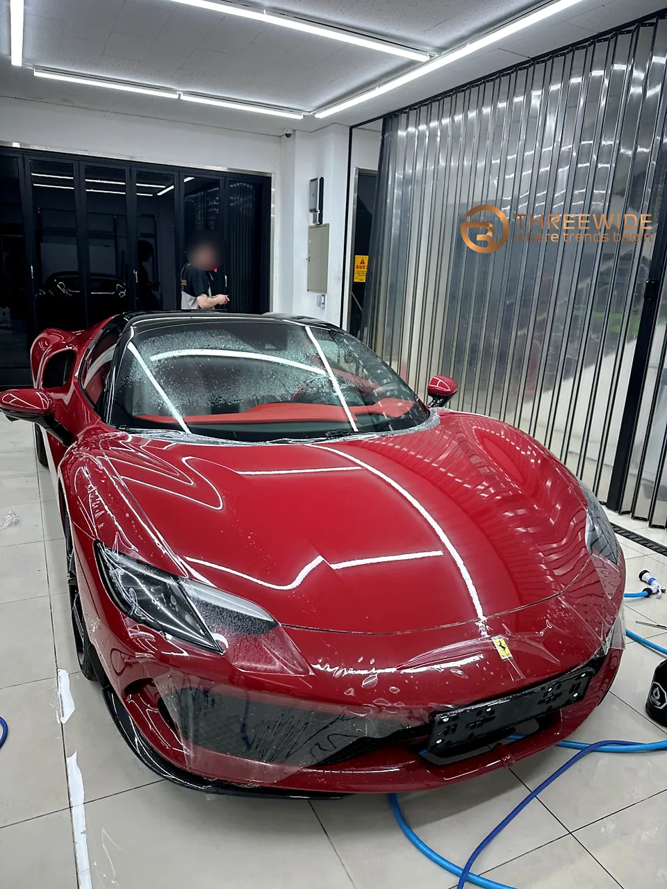 Ferrari 296 GTS PPF施工事例|費用目安と仕上がり 施工写真 2-2