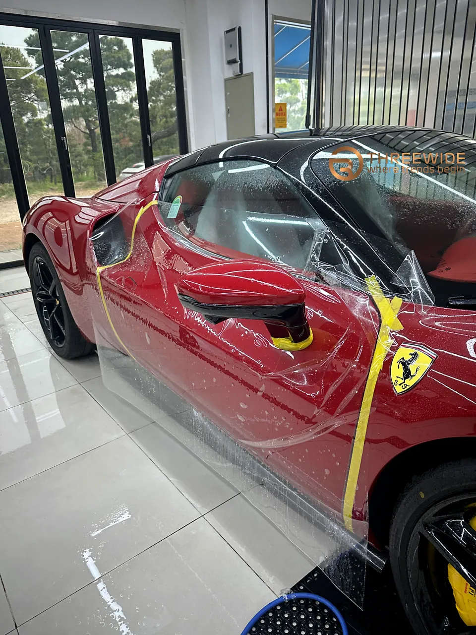 Ferrari 296 GTS PPF施工事例|費用目安と仕上がり 施工写真 3-3