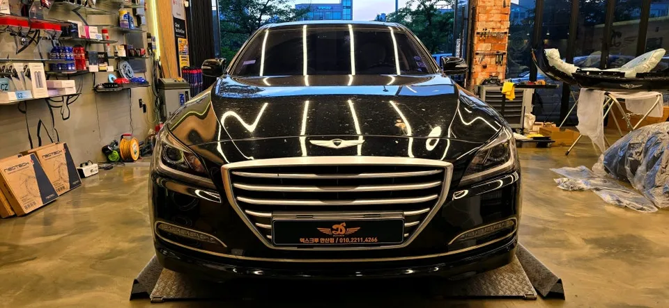 Genesis DH body kit installation result