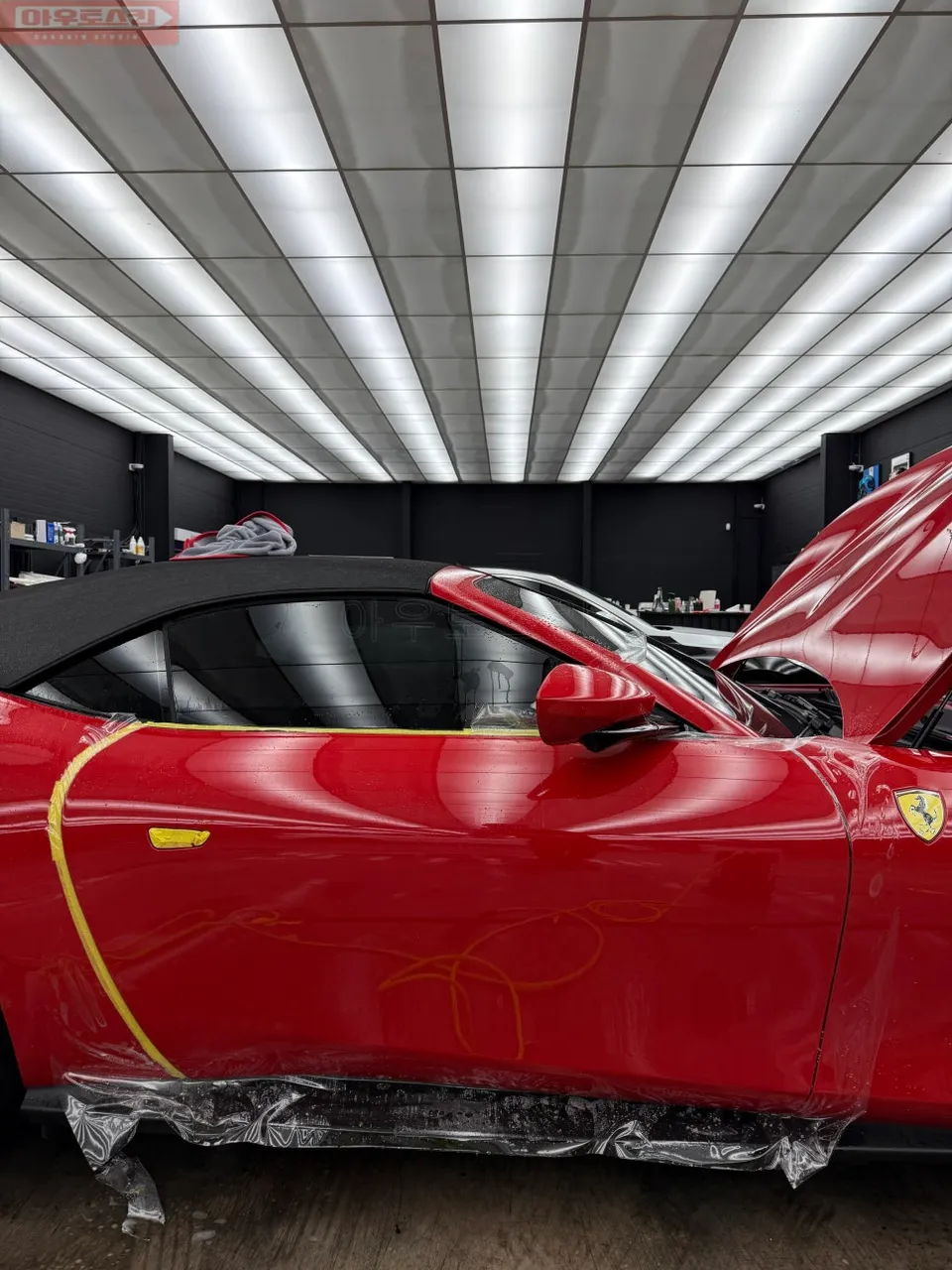 Ferrari RomaのPPF施工事例｜韓国での実例 施工写真 3-1