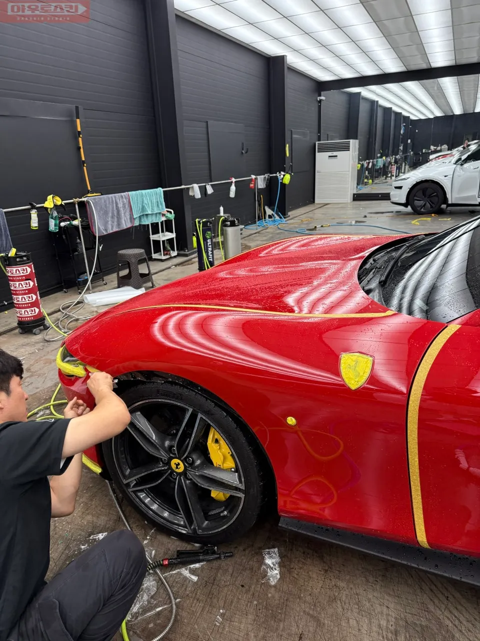 Ferrari RomaのPPF施工事例｜韓国での実例 施工写真 1-2