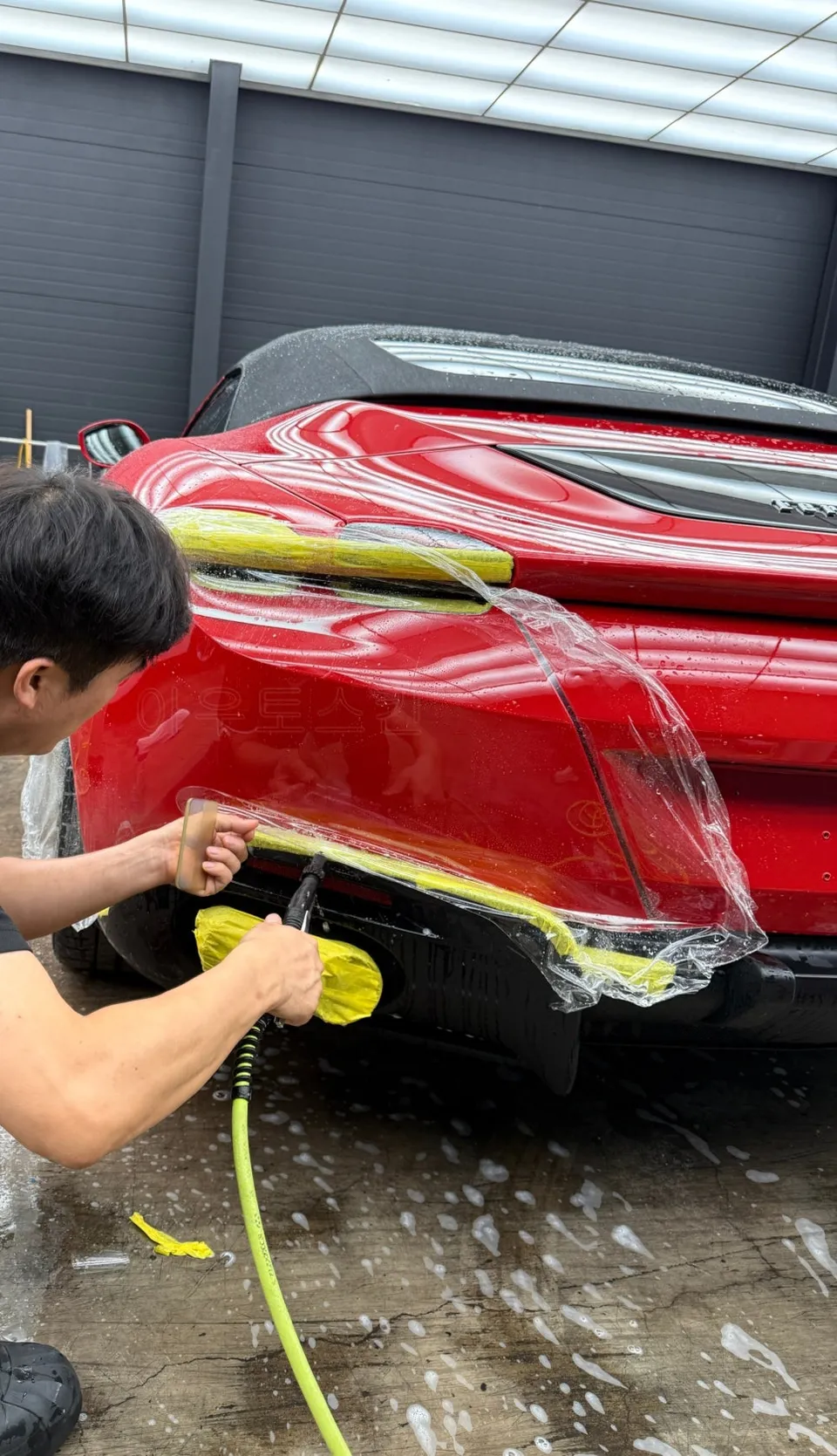 Ferrari RomaのPPF施工事例｜韓国での実例 施工写真 2-2