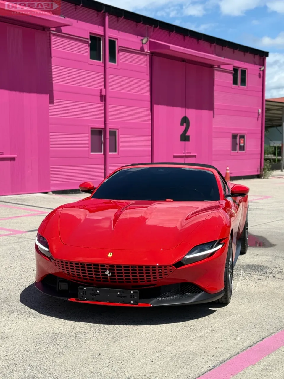 Ferrari RomaのPPF施工事例｜韓国での実例 施工写真 3-2