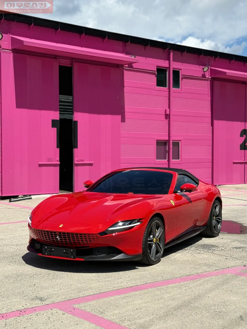 Ferrari RomaのPPF施工事例｜韓国での実例 施工写真 1-3