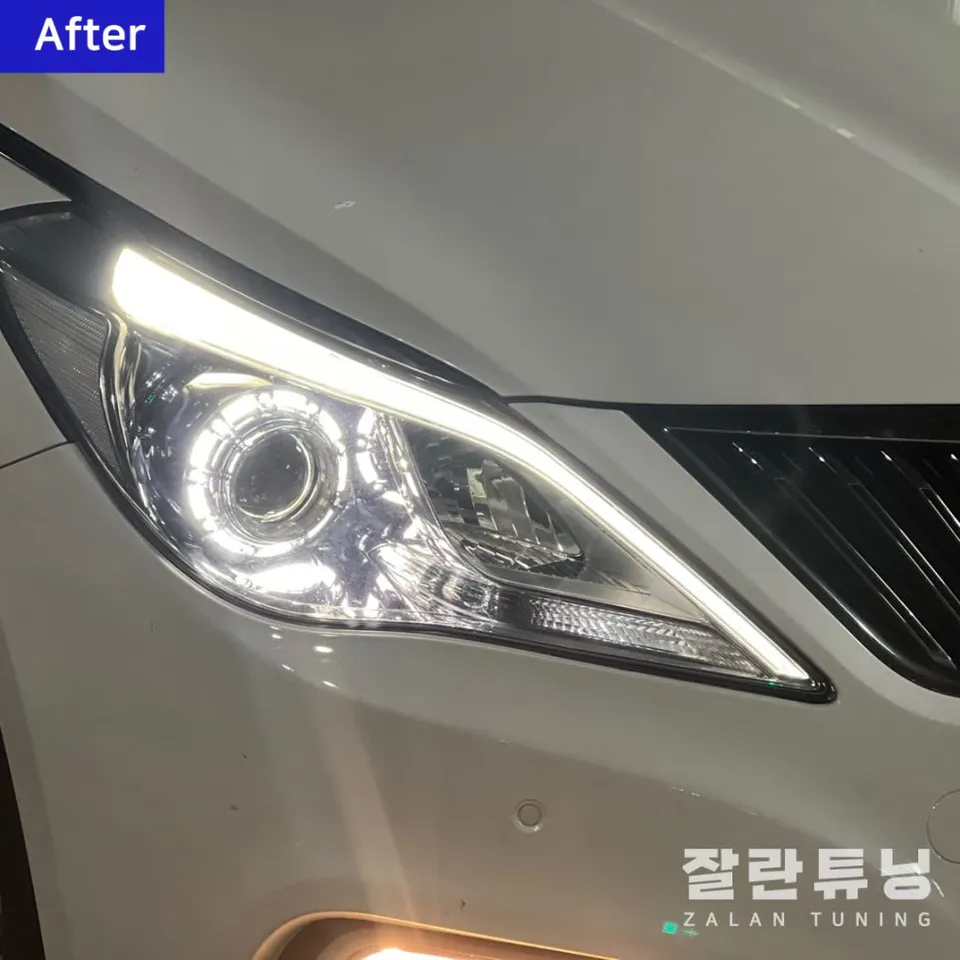 Hyundai Azeraのカーラッピング事例|費用目安・仕上がり 施工写真 4-1