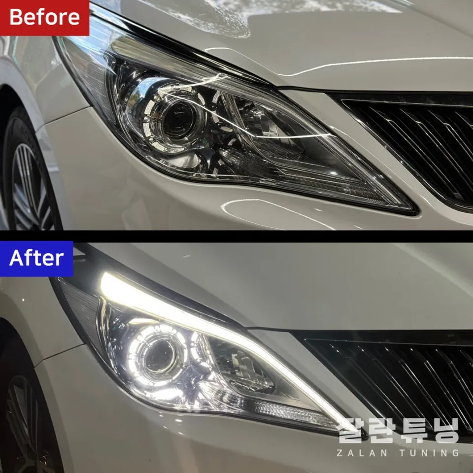 Hyundai Azeraのカーラッピング事例|費用目安・仕上がり 施工写真 2-2
