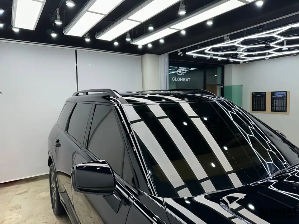 Hyundai Palisade LX3のカーラッピング事例|オールブラック化 施工写真 2-2