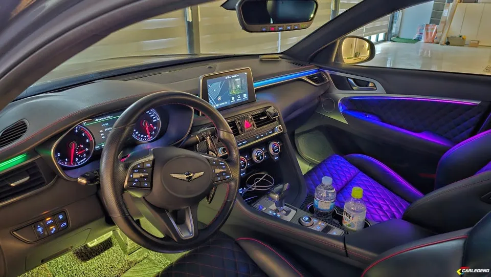 Genesis G70 ambient lighting - Genesis G70 Ambient Lighting Upgrade - Enhanced Interior photo 3