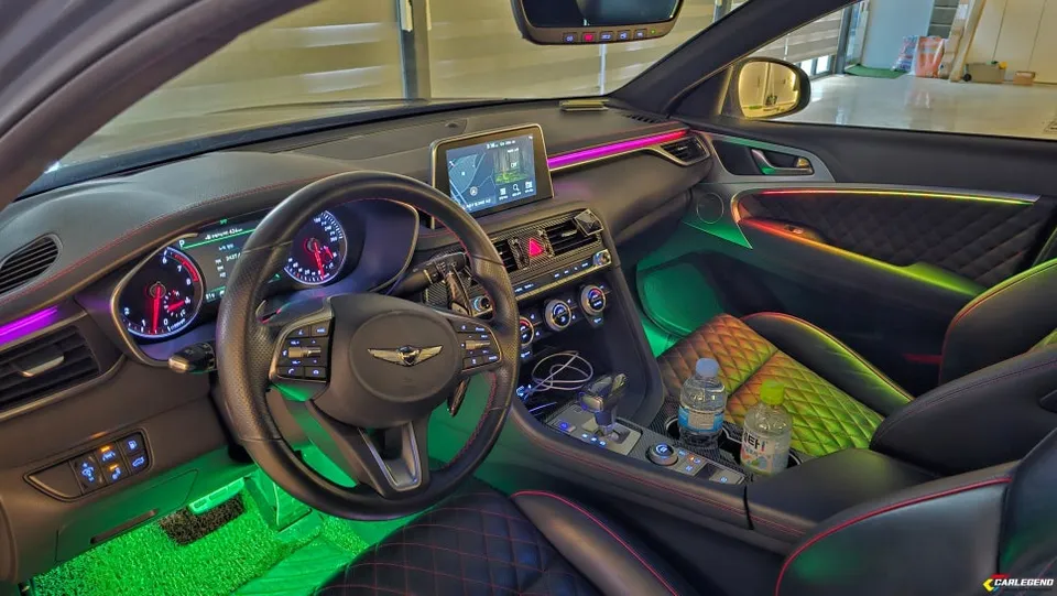 Genesis G70 ambient lighting - Genesis G70 Ambient Lighting Upgrade - Enhanced Interior photo 5