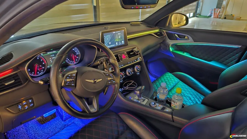 Genesis G70 ambient lighting - Genesis G70 Ambient Lighting Upgrade - Enhanced Interior photo 6