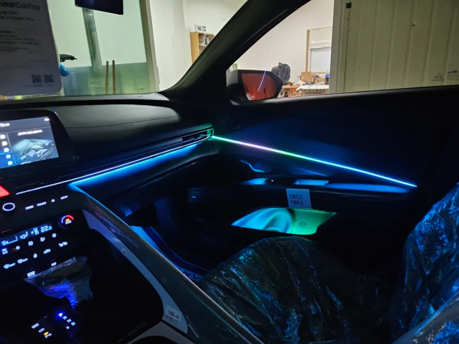 Hyundai Elantra CN7 ambient lighting - Hyundai Elantra CN7 Ambient Lighting Review photo 3