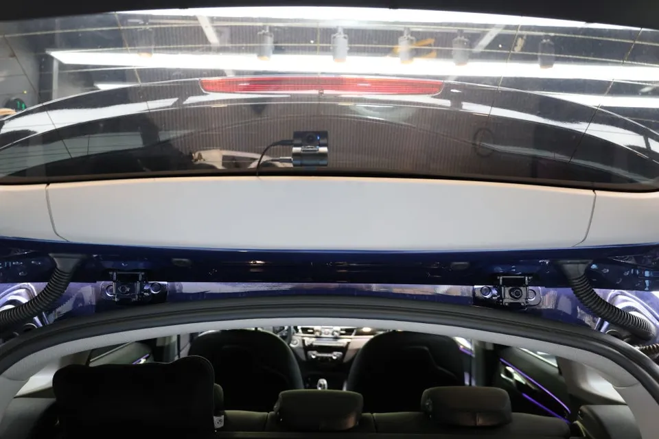 BMW X1 dash cam - BMW X1 Dash Cam Installation - FineVu Upgrade photo 6