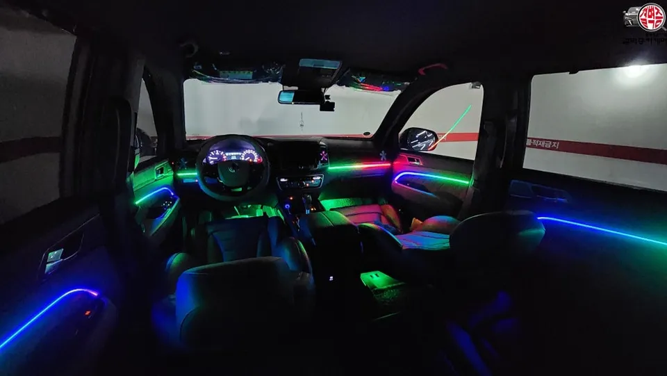 SsangYong G4 Rexton Ambient Lighting Review: Cost & Results After