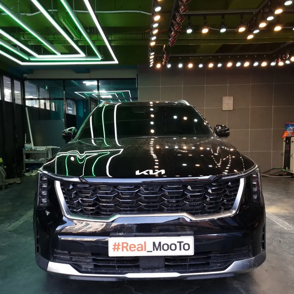 Kia Sorentoのガラスコーティング事例 写真