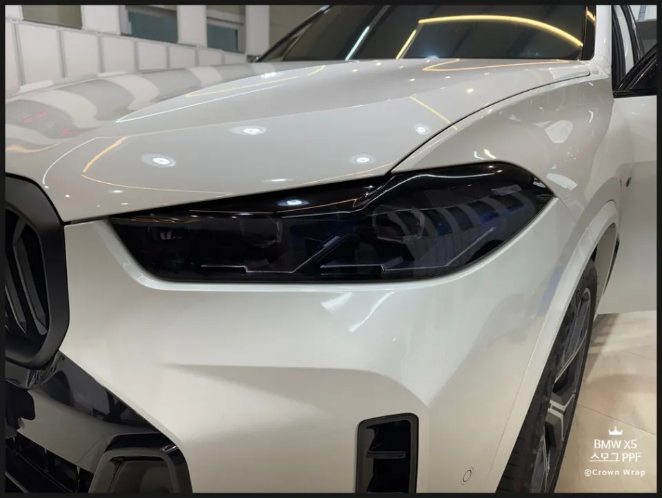 BMW X5のPPF施工事例 施工写真 2-1