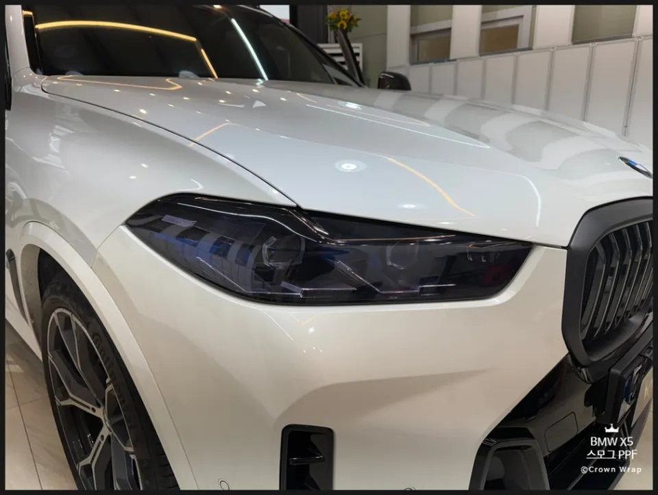 BMW X5のPPF施工事例 施工写真 3-1