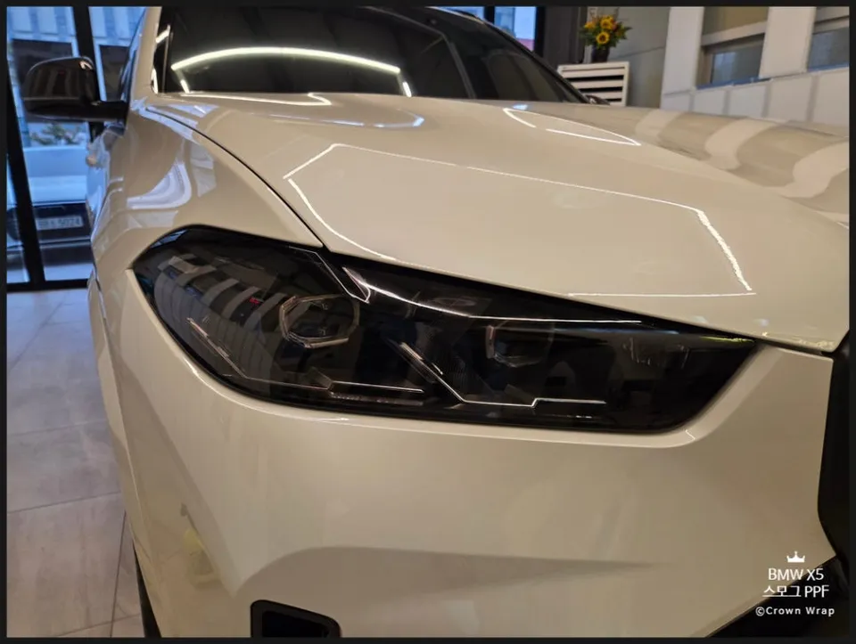 BMW X5のPPF施工事例 施工写真 1-3