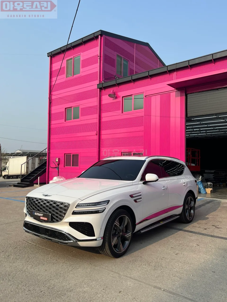 Genesis GV80 PPF施工事例|韓国での実例紹介 施工写真 1-3