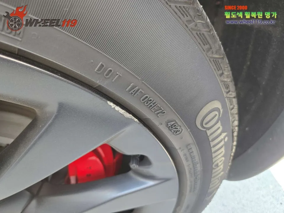 Tesla Model X Wheel Repair & Painting Review photo 3